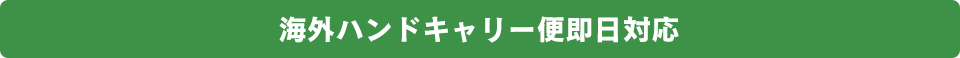 海外ハンドキャリー便即日対応